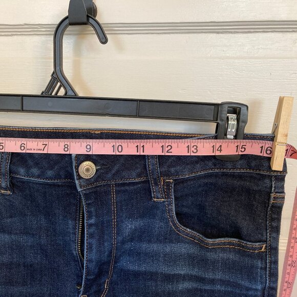 104 American Eagle Super Super Stretch Jeggins Size 12 Short Hi-Rise EUC - Picture 6 of 14